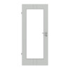 HÖRMANN Innentür Groove 23 Grau RAL 7035 Lack DesignLine mit Lichtausschnitt LA 8