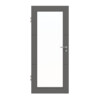 HÖRMANN Innentür Groove 31 Staubgrau RAL 7037 Lack DesignLine mit Lichtausschnitt LA 27