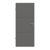 HÖRMANN Innentür Groove 31 Staubgrau RAL 7037 Lack DesignLine