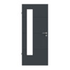 HÖRMANN Innentür Groove 34 Anthrazit RAL 7016 Lack DesignLine mit Lichtausschnitt LA 24 bandseitig