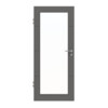 HÖRMANN Innentür Groove 34 Staubgrau RAL 7037 Lack DesignLine mit Lichtausschnitt LA 27