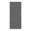 HÖRMANN Innentür Groove 50 Staubgrau RAL 7037 Lack DesignLine