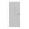 HÖRMANN Innentür Groove 51 Grau RAL 7035 Lack DesignLine