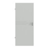 HÖRMANN Innentür Groove 56 Grau RAL 7035 Lack DesignLine