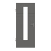 HÖRMANN Innentür Groove 78 Staubgrau RAL 7037 Lack DesignLine mit Lichtausschnitt LA 24 mittig