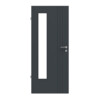 HÖRMANN Innentür Groove 85 Anthrazit RAL 7016 Lack DesignLine mit Lichtausschnitt LA 24 bandseitig