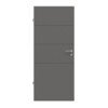 HÖRMANN Innentür Groove 93 Staubgrau RAL 7037 Lack DesignLine