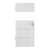 HÖRMANN Innentür Pure 2 Eiche Weiß Duradecor DesignLine mit Lichtausschnitt quer mit bündiger Lisene Plain 80-7