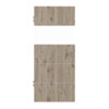 HÖRMANN Innentür Pure 2 Nordeiche Duradecor DesignLine mit Lichtausschnitt quer mit bündiger Lisene Plain 80-7