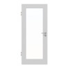 JELD-WEN Innentür Shape 1F Nickelgrau ähnl. RAL 7047 ExpertLack mit Lichtausschnitt LA-1G