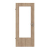 JELD-WEN Nassraumtür Acadia Cherry HPL-Urban mit Lichtausschnitt LÖ-23