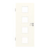 GARANT Objektinnentür 0105-60 Pearl White CePaL mit Lichtausschnitt LA-10