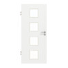GARANT Objektinnentür D354-60 Designer White Resopal mit Lichtausschnitt LA-10