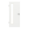 GARANT Objektinnentür D354-60 Designer White Resopal mit Lichtausschnitt LA-4 bandseitig
