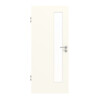 GARANT Objektinnentür 0105-60 Pearl White CePaL mit Lichtausschnitt LA-4 schlossseitig