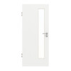 GARANT Objektinnentür D354-60 Designer White Resopal mit Lichtausschnitt LA-4 schlossseitig