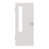 GARANT Objektinnentür 0160-60 Silver Grey CePaL mit Lichtausschnitt LA-5 bandseitig