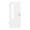 GARANT Objektinnentür D354-60 Designer White Resopal mit Lichtausschnitt LA-5 bandseitig