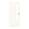 GARANT Objektinnentür 0105-60 Pearl White CePaL mit Lichtausschnitt LA-5 schlossseitig
