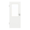 GARANT Objektinnentür D354-60 Designer White Resopal mit Lichtausschnitt LA-6