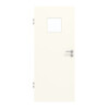 GARANT Objektinnentür 0105-60 Pearl White CePaL mit Lichtausschnitt LA-7