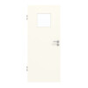 GARANT Objektinnentür 0105-60 Pearl White CePaL mit Lichtausschnitt LA-8