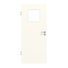 GARANT Objektinnentür 0105-60 Pearl White CePaL mit Lichtausschnitt LA-9