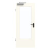 GARANT Rauchschutztür 0105-60 Pearl White CePaL mit Lichtausschnitt LA-DIN