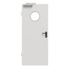 GARANT Rauchschutztür 0160-60 Silver Grey CePaL mit Lichtausschnitt LA-12