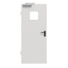 GARANT Rauchschutztür 0160-60 Silver Grey CePaL mit Lichtausschnitt LA-7