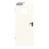 GARANT Rauchschutztür 0105-60 Pearl White CePaL mit Lichtausschnitt LA-8