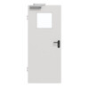 GARANT Rauchschutztür 0160-60 Silver Grey CePaL mit Lichtausschnitt LA-9