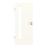 GARANT Schallschutztür 0105-60 Pearl White CePaL mit Lichtausschnitt LA-4 bandseitig