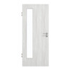 GARANT Schallschutztür Authentic Grigio CePaL mit Lichtausschnitt LA-4 bandseitig