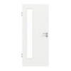 GARANT Schallschutztür D354-60 Designer White Resopal mit Lichtausschnitt LA-4 bandseitig