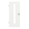 GARANT Schallschutztür D354-60 Designer White Resopal mit Lichtausschnitt LA-4 mittig