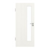 GARANT Schallschutztür Authentic Bianco CePaL mit Lichtausschnitt LA-4 schlossseitig