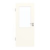 GARANT Schallschutztür 0105-60 Pearl White CePaL mit Lichtausschnitt LA-6