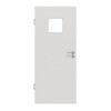 GARANT Schallschutztür 0160-60 Silver Grey CePaL mit Lichtausschnitt LA-7