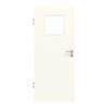 GARANT Schallschutztür 0105-60 Pearl White CePaL mit Lichtausschnitt LA-9