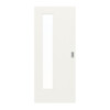 JELD-WEN Schiebetür Classic Brillantweiß ähnl. RAL 9016 ExpertLack mit Lichtausschnitt LÖ-72 bandseitig