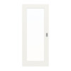 JELD-WEN Schiebetür Contour 1F Brillantweiß ähnl. RAL 9016 ExpertLack mit Lichtausschnitt LA-1G