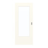 GARANT Schiebetür 0105-60 Pearl White CePaL mit Lichtausschnitt LA-DIN