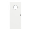GARANT Schiebetür D354-60 Designer White Resopal mit Lichtausschnitt LA-12