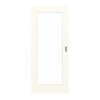 GARANT Schiebetür 0105-60 Pearl White CePaL mit Lichtausschnitt LA-2