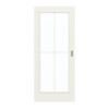 GARANT Schiebetür 0135-60 Rain Resopal mit Lichtausschnitt LA-3 Sprosse SP0