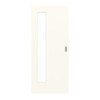 GARANT Schiebetür 0105-60 Pearl White CePaL mit Lichtausschnitt LA-4 bandseitig