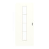 GARANT Schiebetür U11026SD Kristallweiß GHK08 mit Lichtausschnitt LA-4 mittig Sprosse SP10