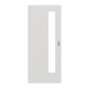 GARANT Schiebetür 0160-60 Silver Grey CePaL mit Lichtausschnitt LA-4 schlossseitig