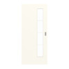 GARANT Schiebetür 0105-60 Pearl White CePaL mit Lichtausschnitt LA-4 schlossseitig Sprosse SP10